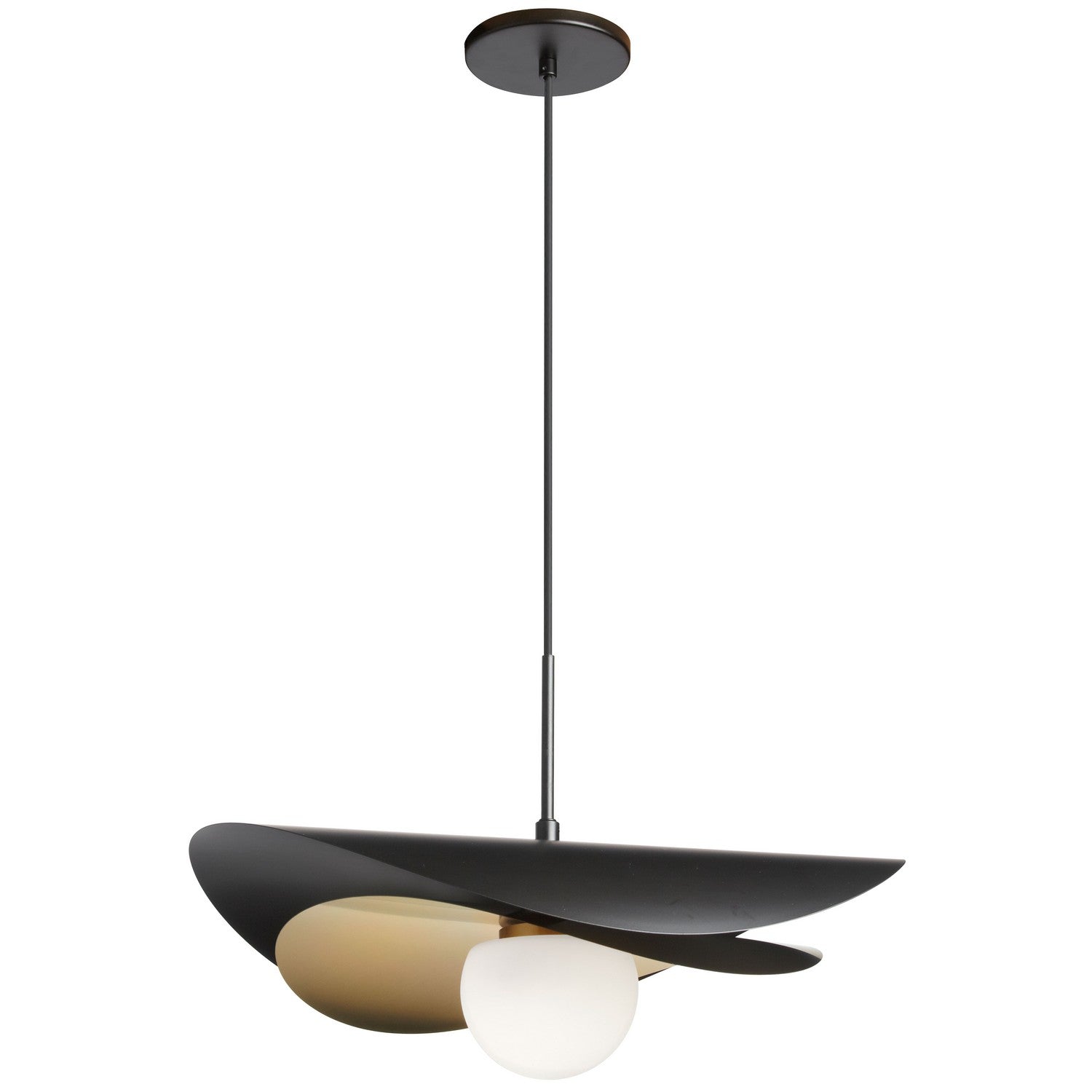 Dainolite Ltd - PVN-2012LEDP-MB-AGB - LED Pendant - Paven - Matte Black