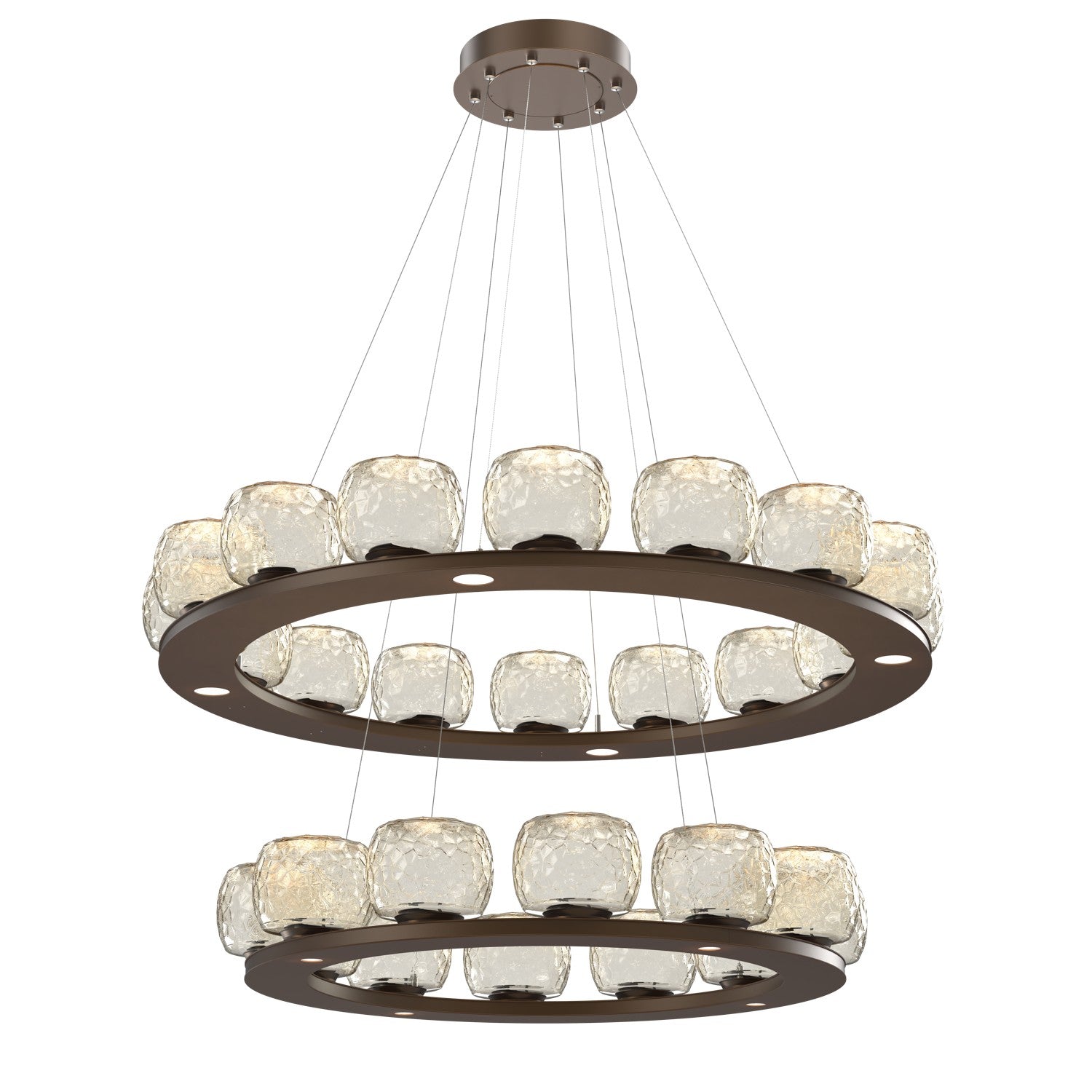 Hammerton Studio - CHB0091-2B-FB-A-CA1-L3 - LED Chandelier - Vessel - Flat Bronze