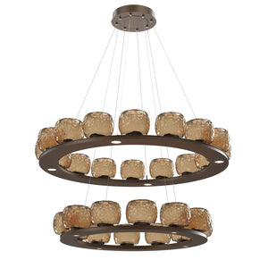 Hammerton Studio - CHB0091-2B-FB-B-CA1-L3 - LED Chandelier - Vessel - Flat Bronze