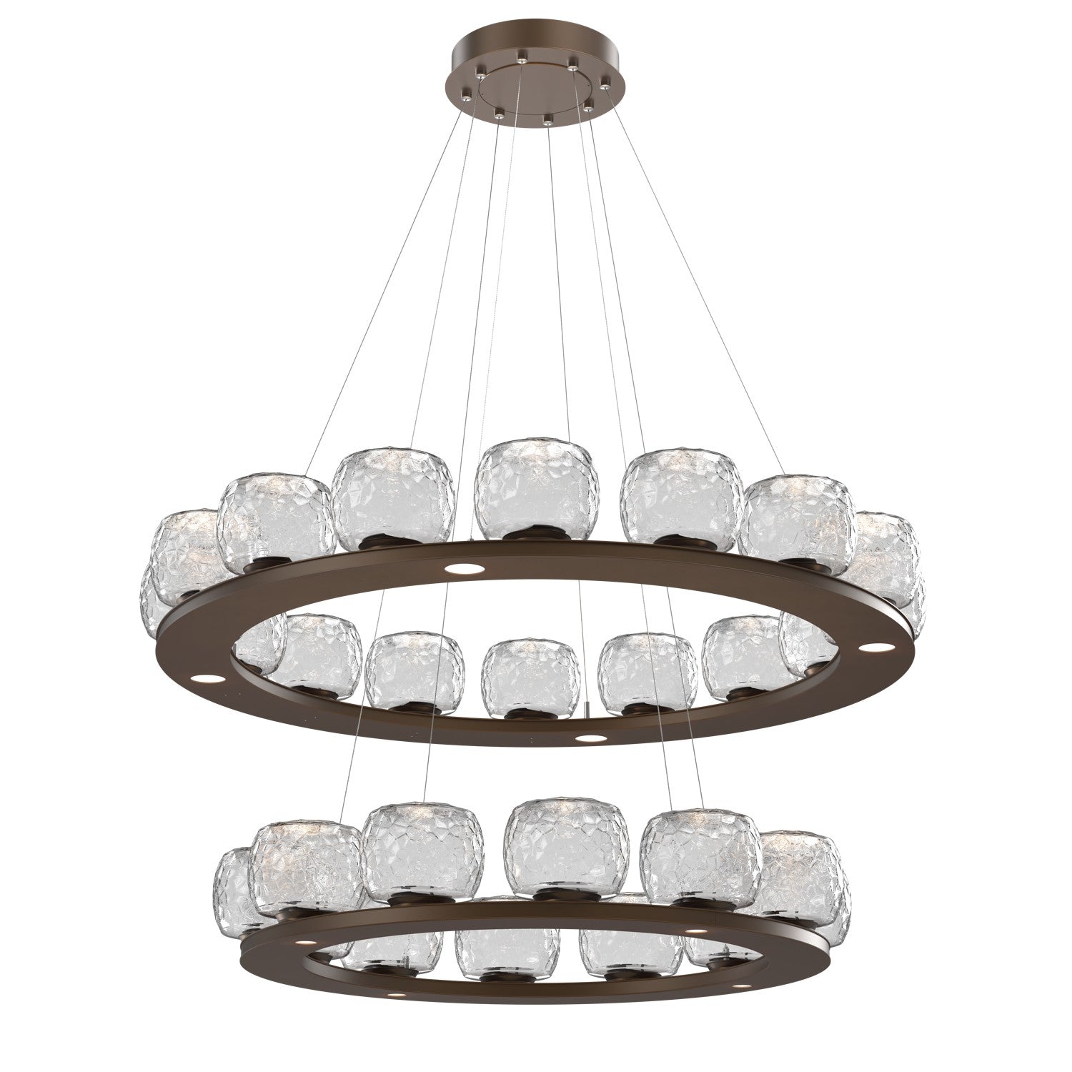 Hammerton Studio - CHB0091-2B-FB-C-CA1-L3 - LED Chandelier - Vessel - Flat Bronze