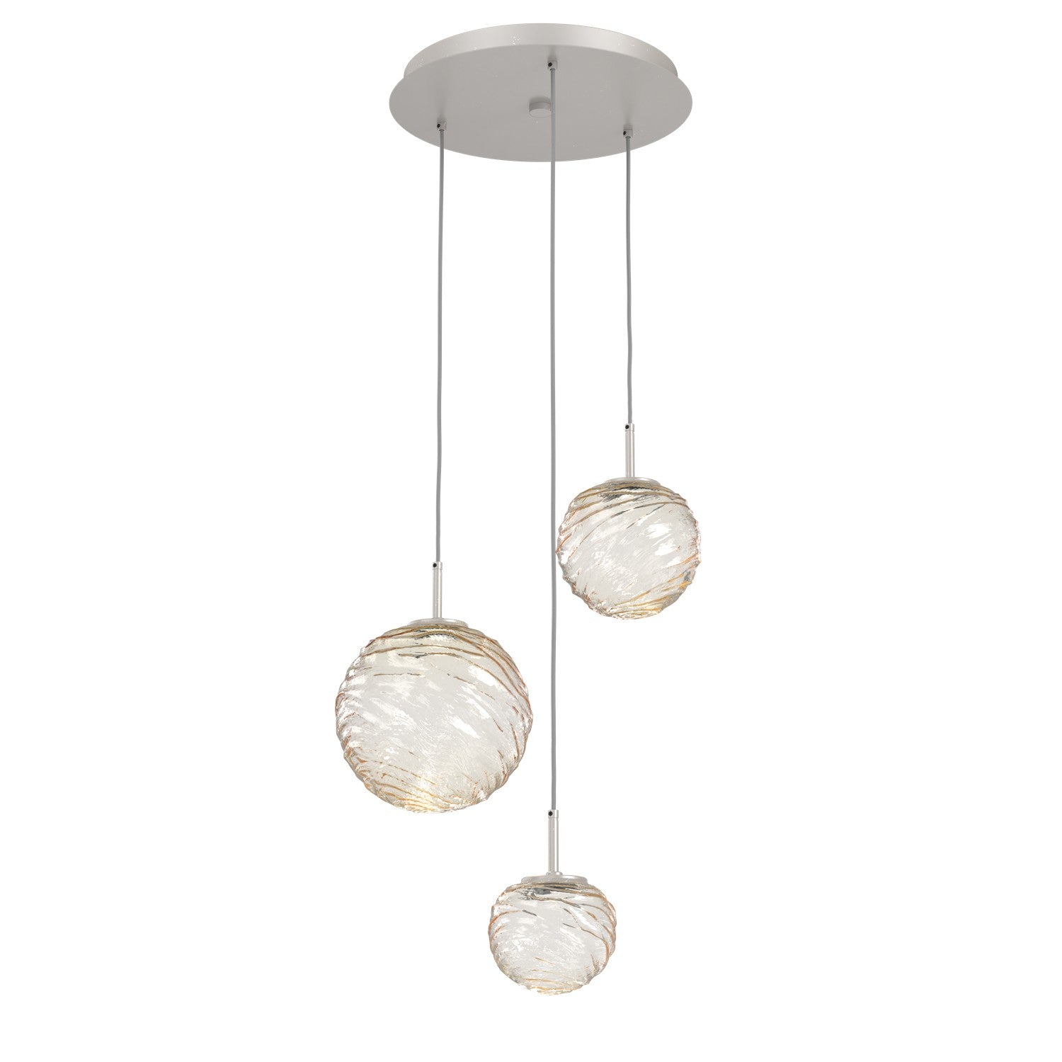 Hammerton Studio - CHB0092-03-BS-A-C01-L1 - LED Pendant - Gaia - Beige Silver