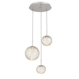 Hammerton Studio - CHB0092-03-BS-A-C01-L3 - LED Pendant - Gaia - Beige Silver