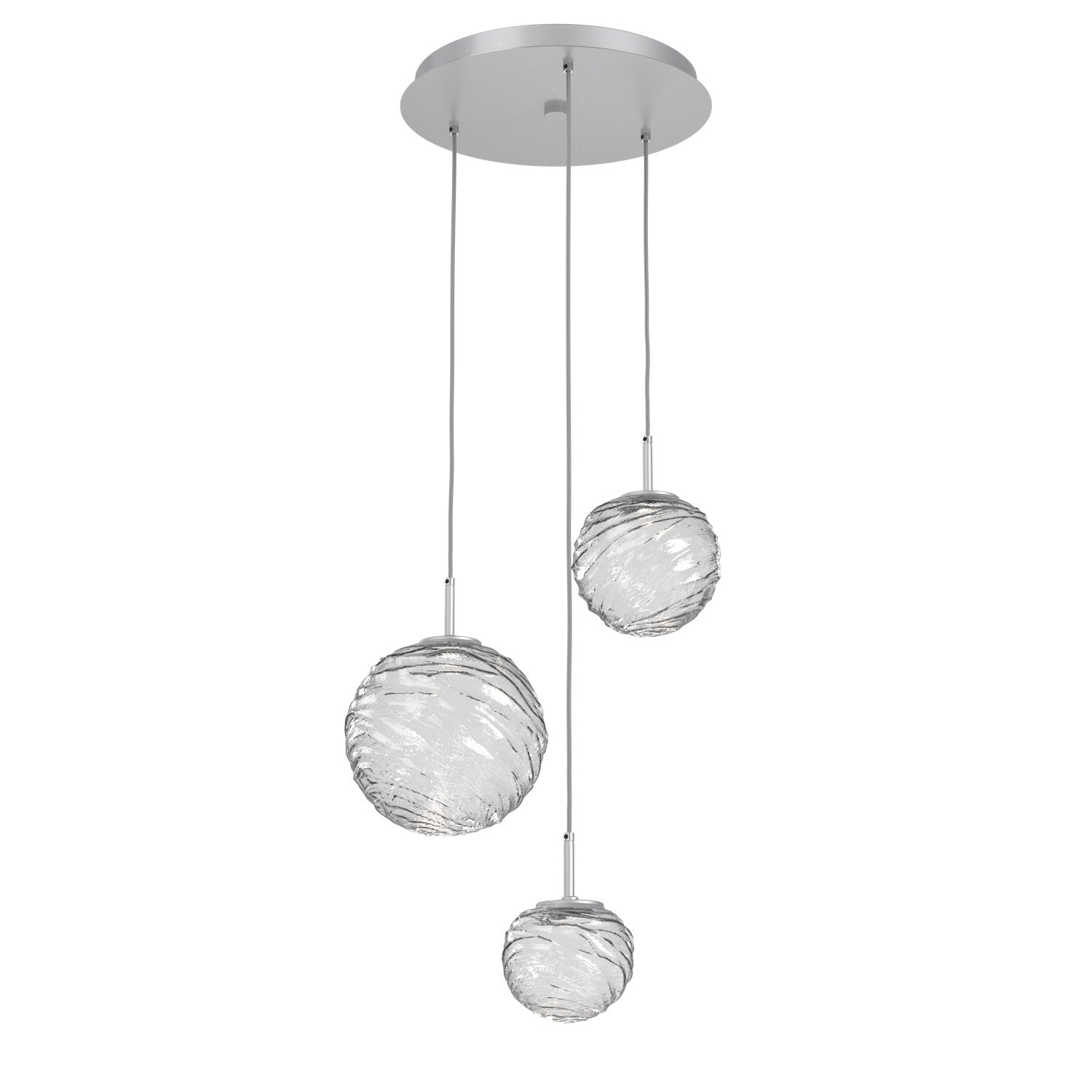 Hammerton Studio - CHB0092-03-CS-C-C01-L3 - LED Pendant - Gaia - Classic Silver