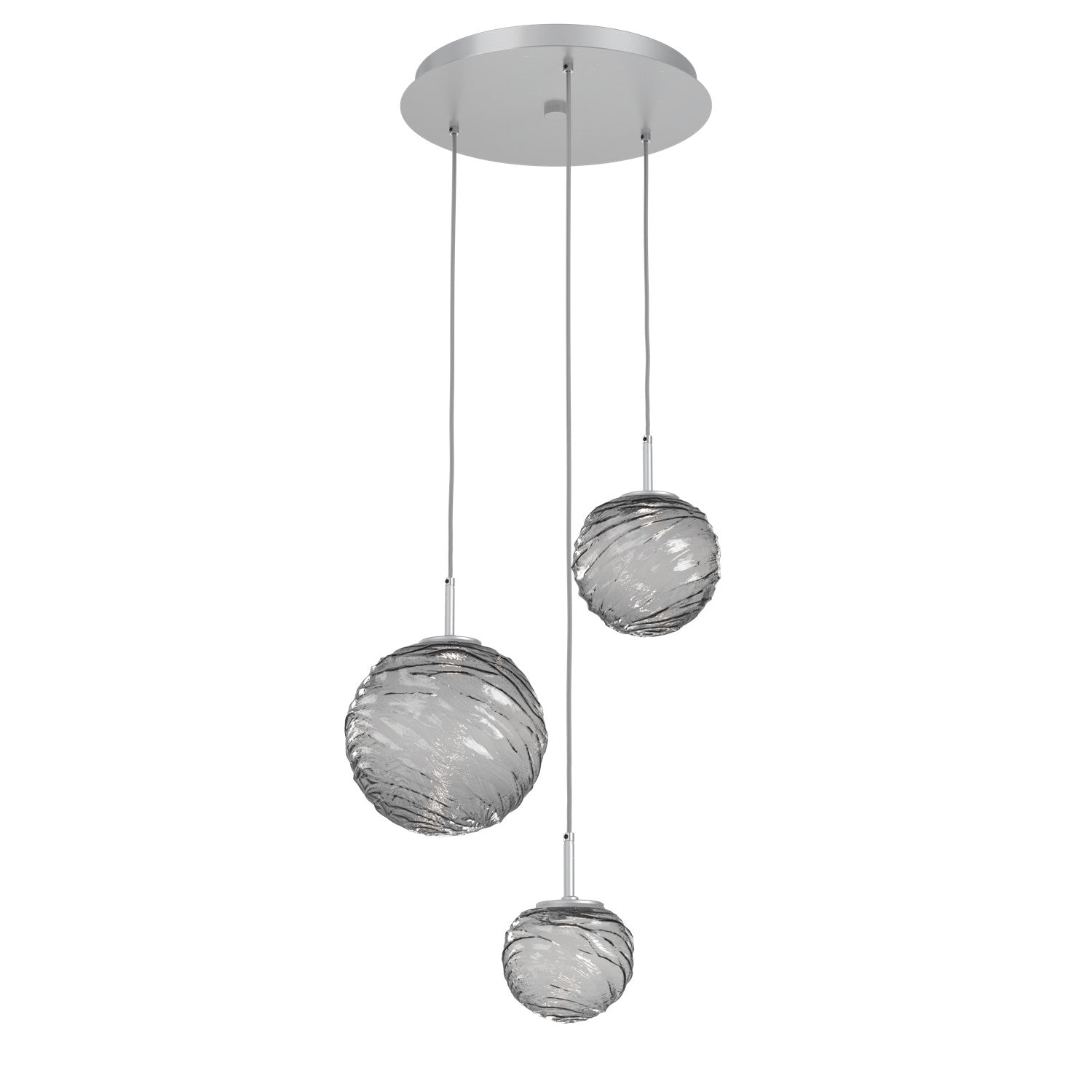 Hammerton Studio - CHB0092-03-CS-S-C01-L1 - LED Pendant - Gaia - Classic Silver