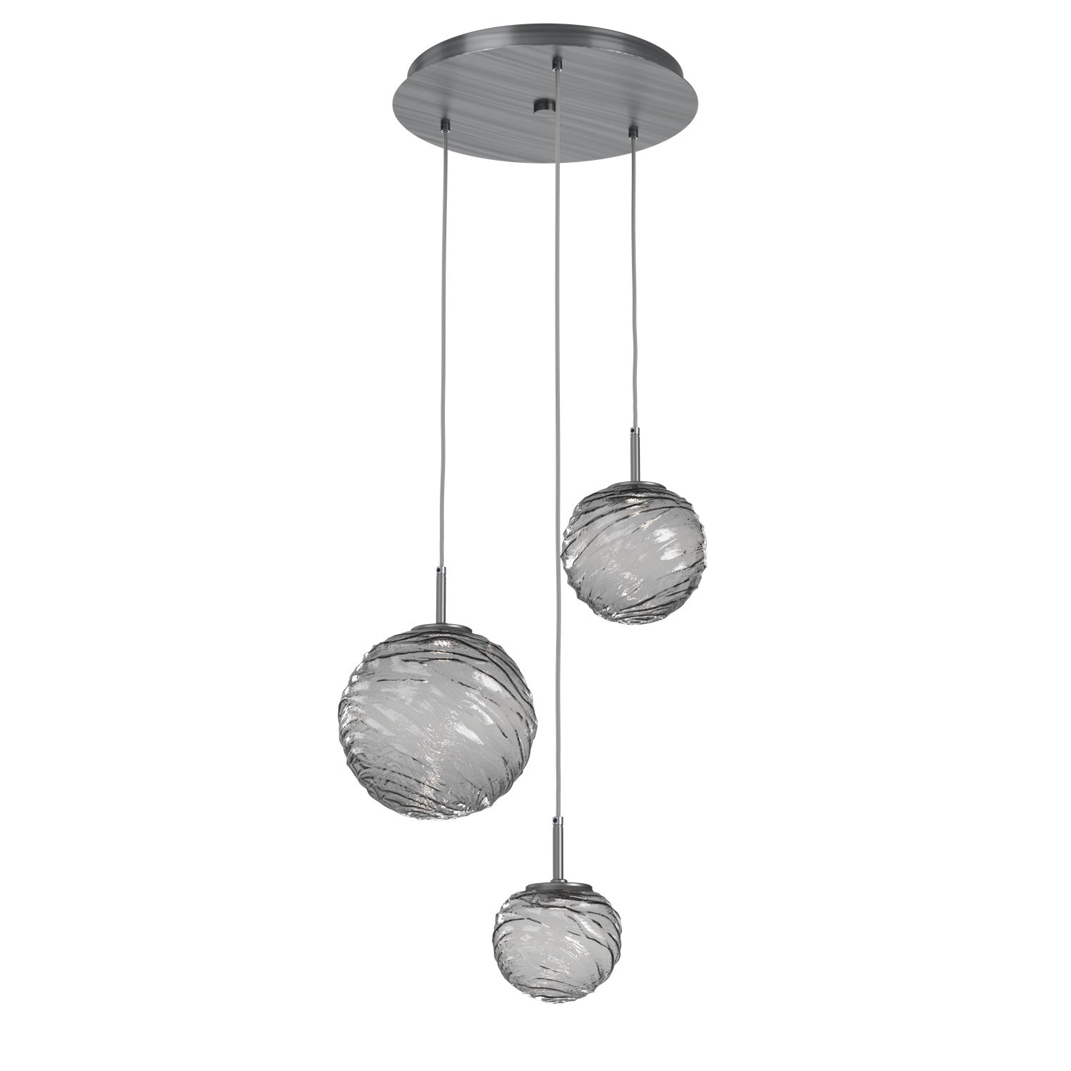 Hammerton Studio - CHB0092-03-GM-S-C01-L1 - LED Pendant - Gaia - Gunmetal