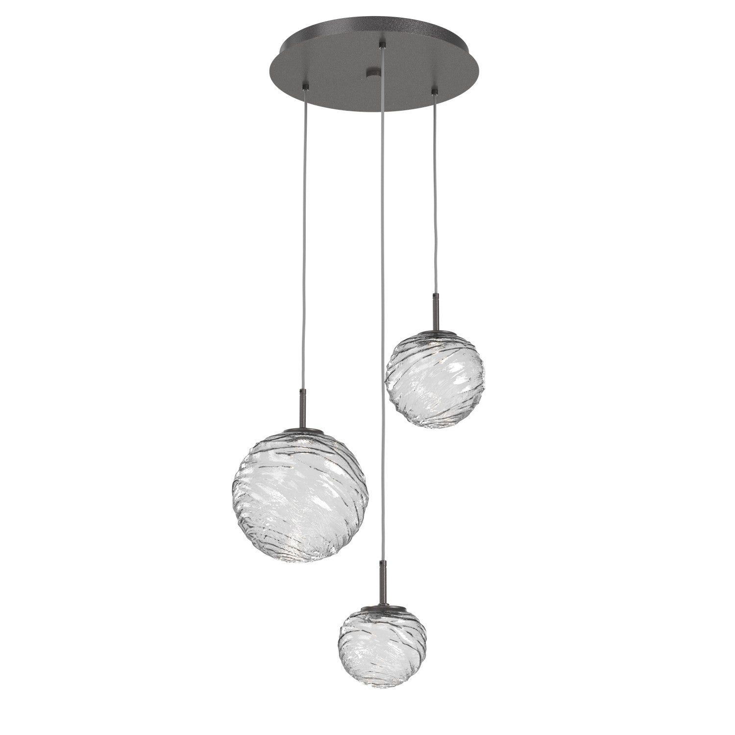 Hammerton Studio - CHB0092-03-GP-C-C01-L1 - LED Pendant - Gaia - Graphite