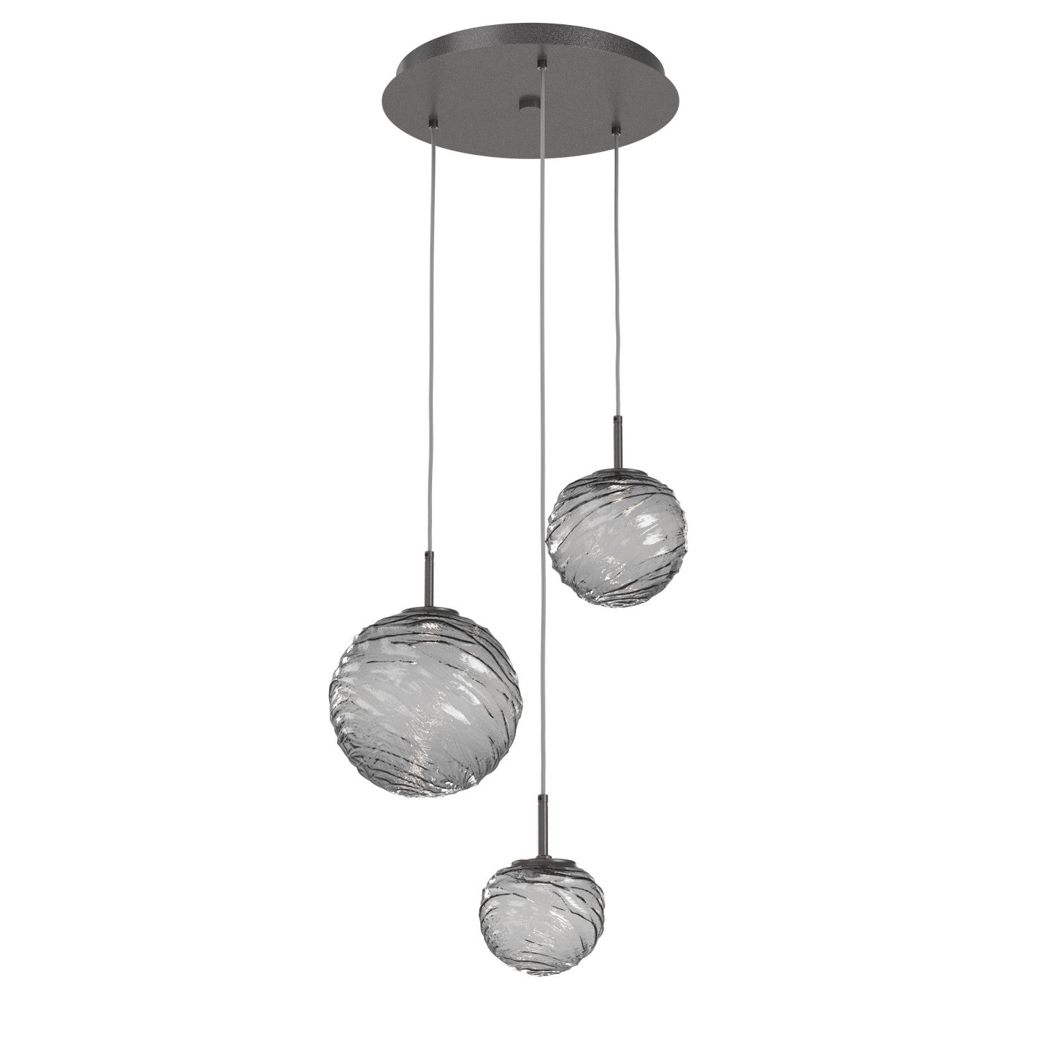 Hammerton Studio - CHB0092-03-GP-S-C01-L1 - LED Pendant - Gaia - Graphite