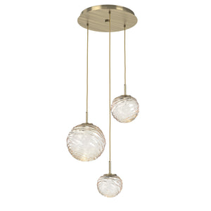 Hammerton Studio - CHB0092-03-HB-A-C01-L1 - LED Pendant - Gaia - Heritage Brass