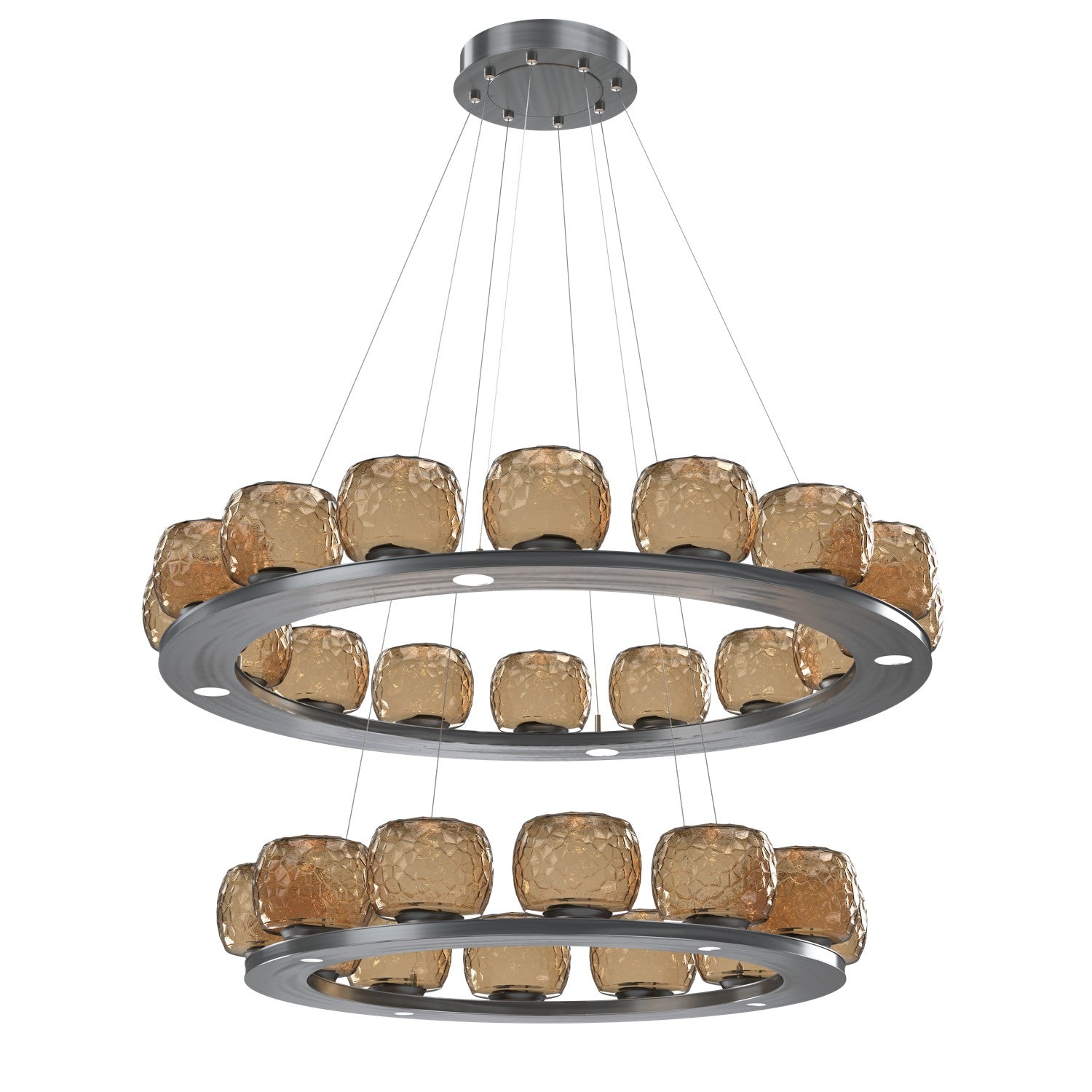 Hammerton Studio - CHB0091-2B-GM-B-CA1-L3 - LED Chandelier - Vessel - Gunmetal