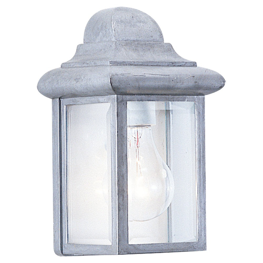 Generation Lighting. - 8588-155 - One Light Outdoor Wall Lantern - Mullberry Hill - Pewter