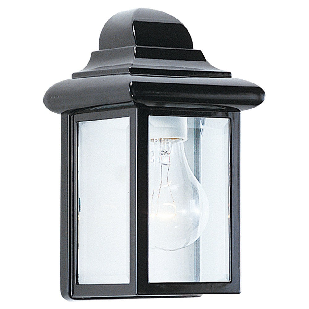 Generation Lighting. - 8588-12 - One Light Outdoor Wall Lantern - Mullberry Hill - Black