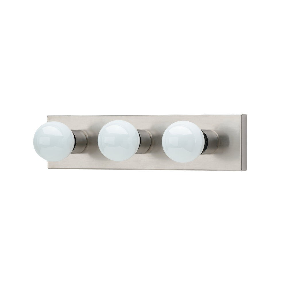 Generation Lighting. - 4737-98 - Three Light Wall / Bath - Center Stage - Brushed Stainless