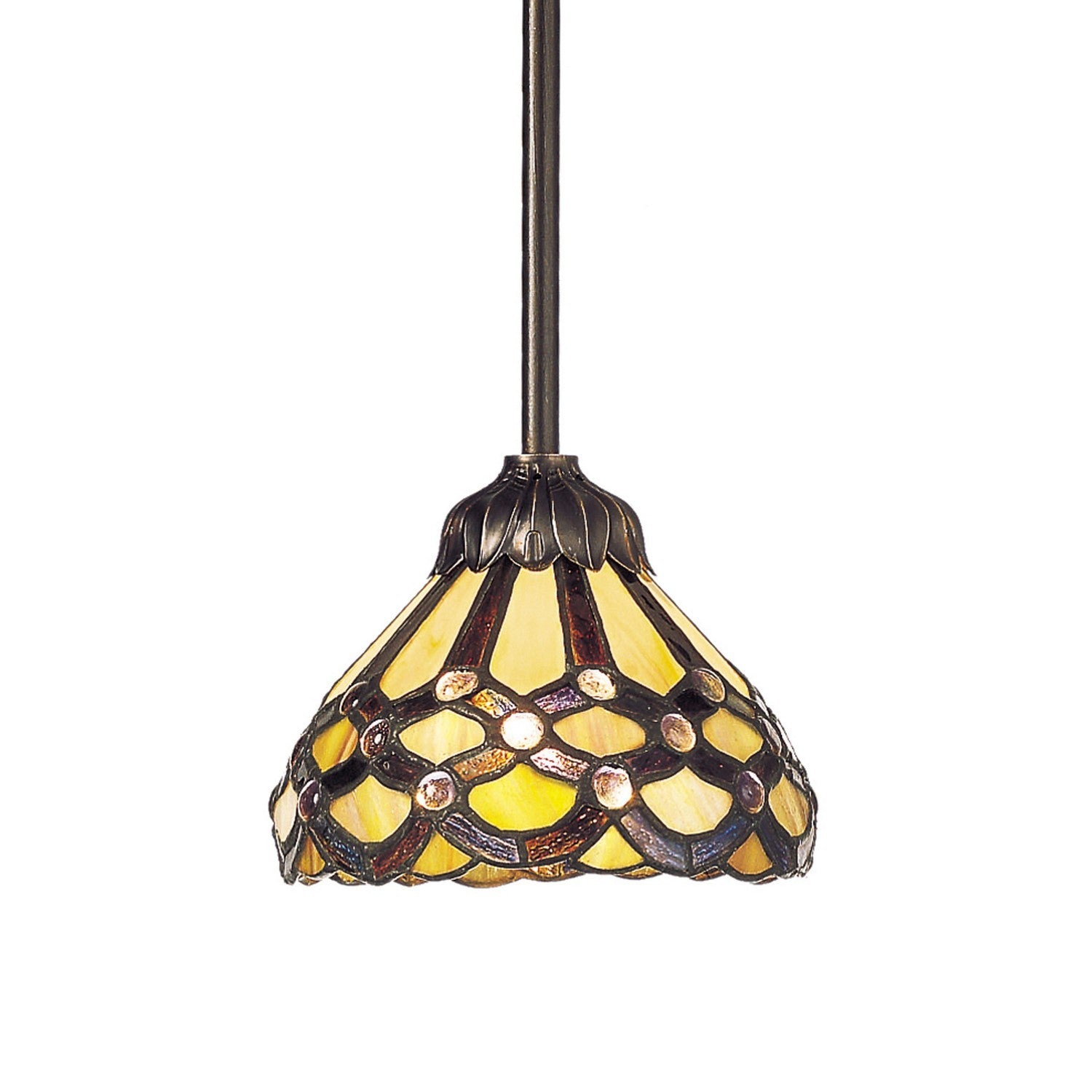 ELK Home - 028-TB - One Light Mini Pendant - Jewel - Tiffany Bronze