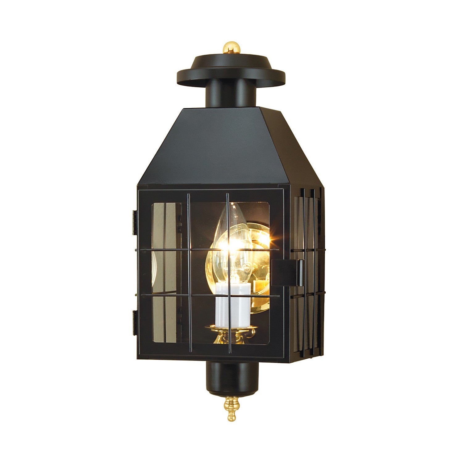 ELK Home - 1059-BL-CL - One Light Outdoor Wall Sconce - American Heritage - Black