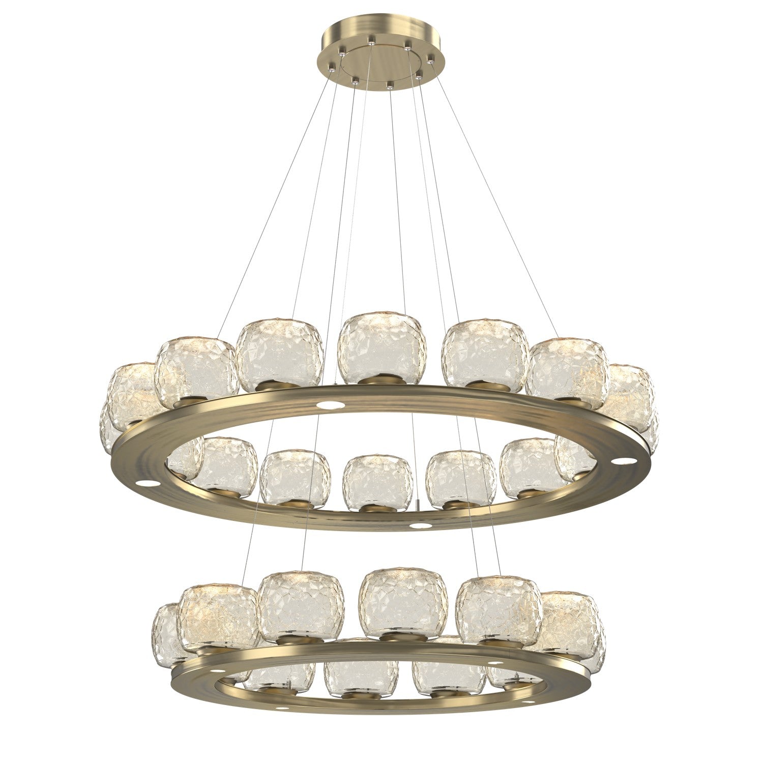 Hammerton Studio - CHB0091-2B-HB-A-CA1-L1 - LED Pendant - Vessel - Heritage Brass