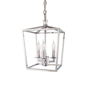 ELK Home - 1084-PN-NG - Three Light Pendant - Cage - Polished Nickel