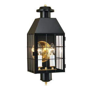 ELK Home - 1093-BL-CL - Two Light Outdoor Wall Sconce - American Heritage - Black