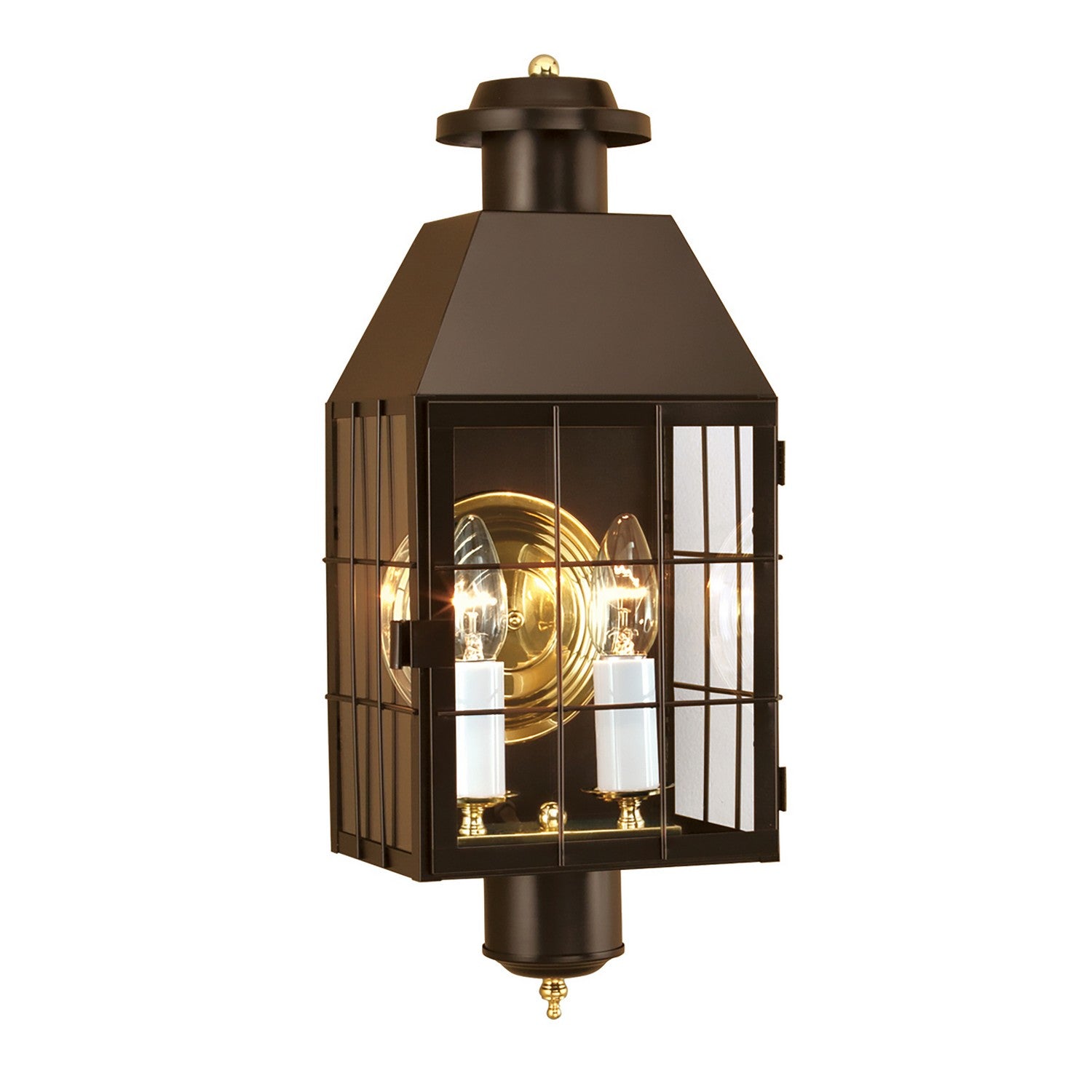 ELK Home - 1093-BR-CL - Two Light Outdoor Wall Sconce - American Heritage - Bronze