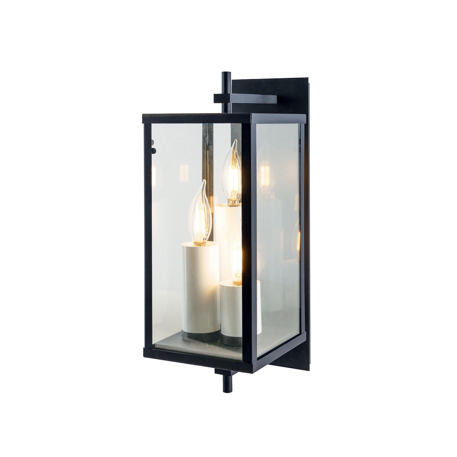 ELK Home - 1150-MB-CL - Three Light Outdoor Wall Sconce - Back Bay - Matte Black