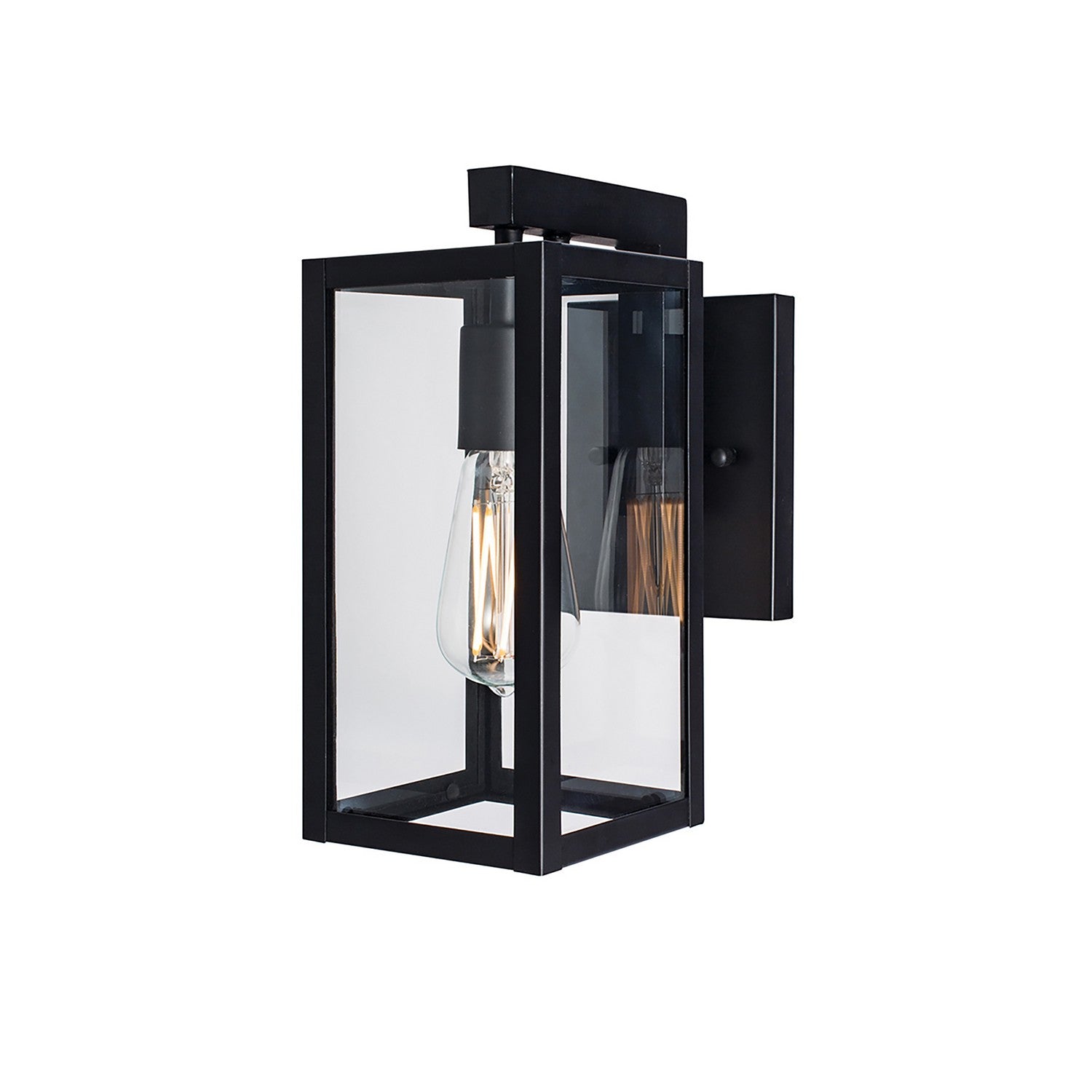 ELK Home - 1185-MB-CL - One Light Outdoor Wall Sconce - Capture - Matte Black