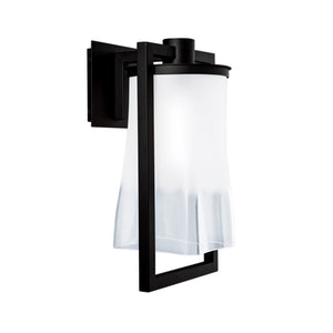 ELK Home - 1196-MB-FR - One Light Outdoor Wall Sconce - Drape - Matte Black