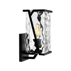 ELK Home - 1251-MB-CW - One Light Outdoor Wall Sconce - Waterfall - Matte Black