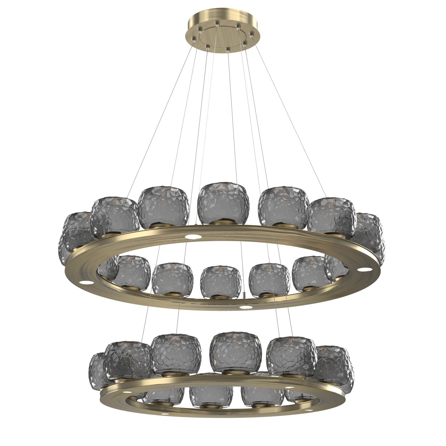 Hammerton Studio - CHB0091-2B-HB-S-CA1-L3 - LED Chandelier - Vessel - Heritage Brass