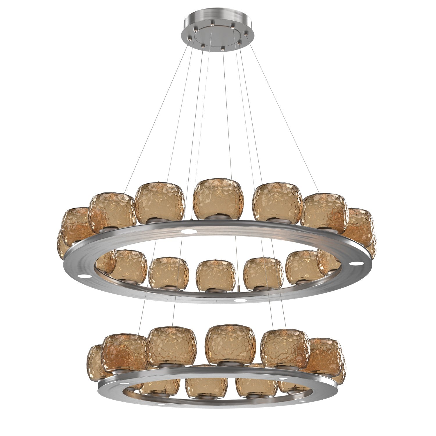 Hammerton Studio - CHB0091-2B-SN-B-CA1-L3 - LED Chandelier - Vessel - Satin Nickel