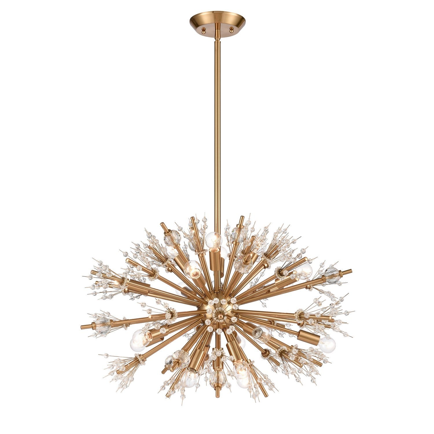 ELK Home - 12766/19 - 19 Light Chandelier - Starburst - Satin Brass