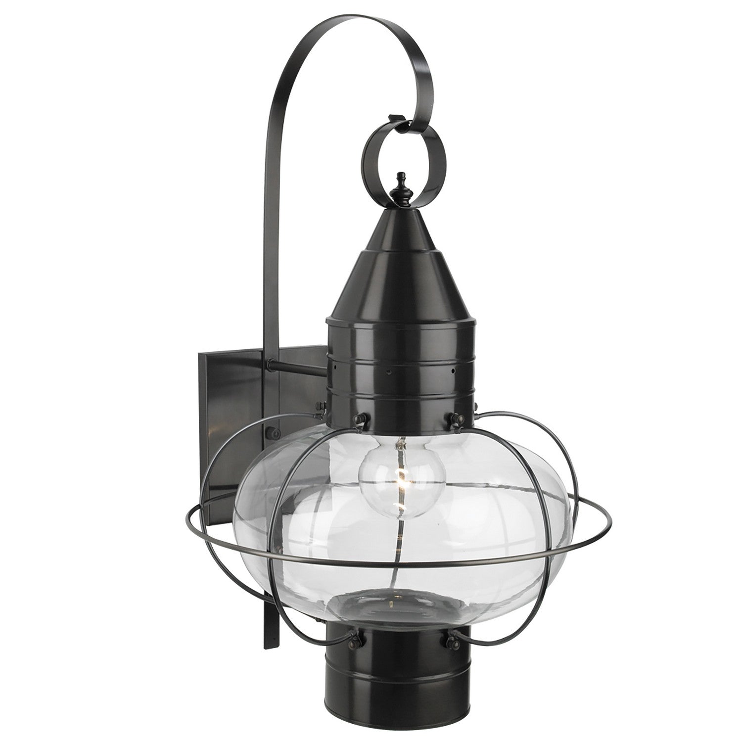 ELK Home - 1509-BL-CL - One Light Outdoor Wall Sconce - Classic Onion - Black