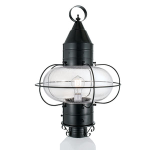 ELK Home - 1510-BL-SE - One Light Outdoor Post Lantern - Classic Onion - Black