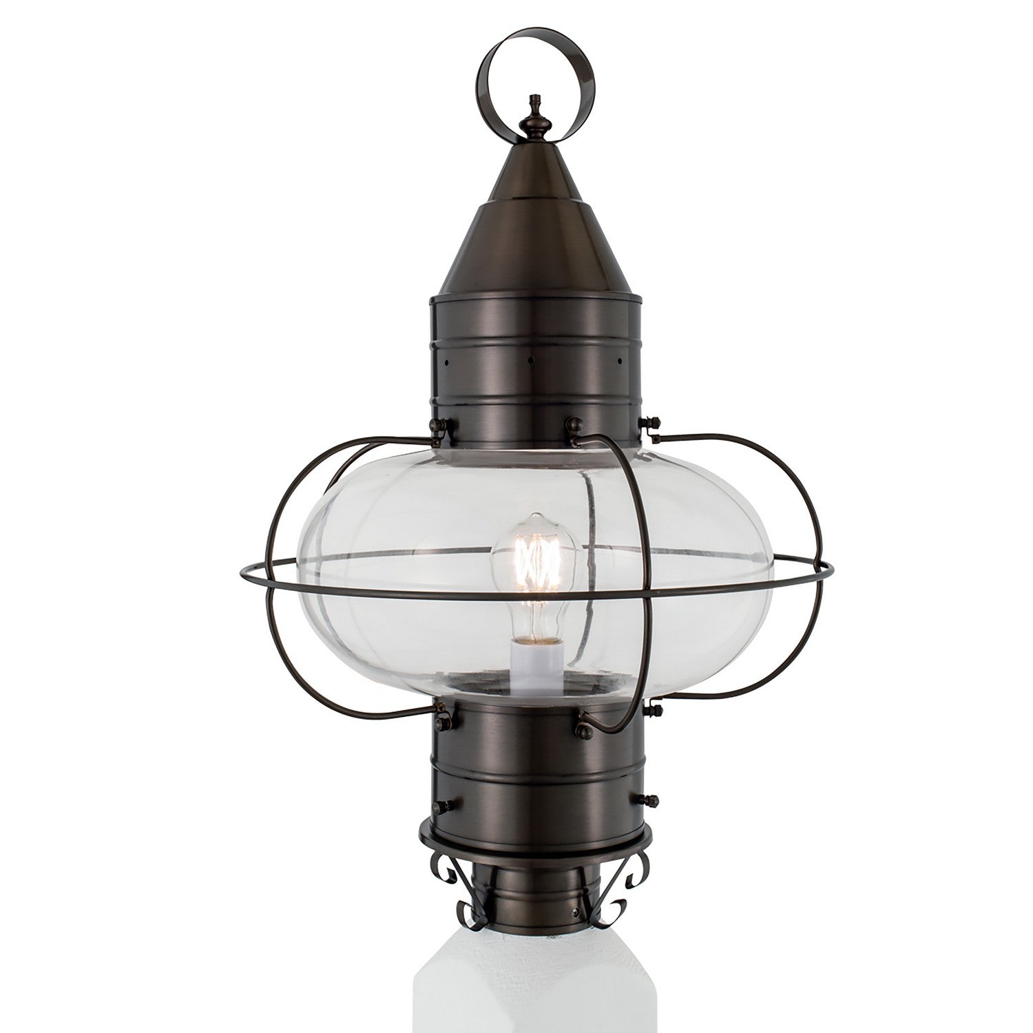 ELK Home - 1510-BR-CL - One Light Outdoor Post Lantern - Classic Onion - Bronze