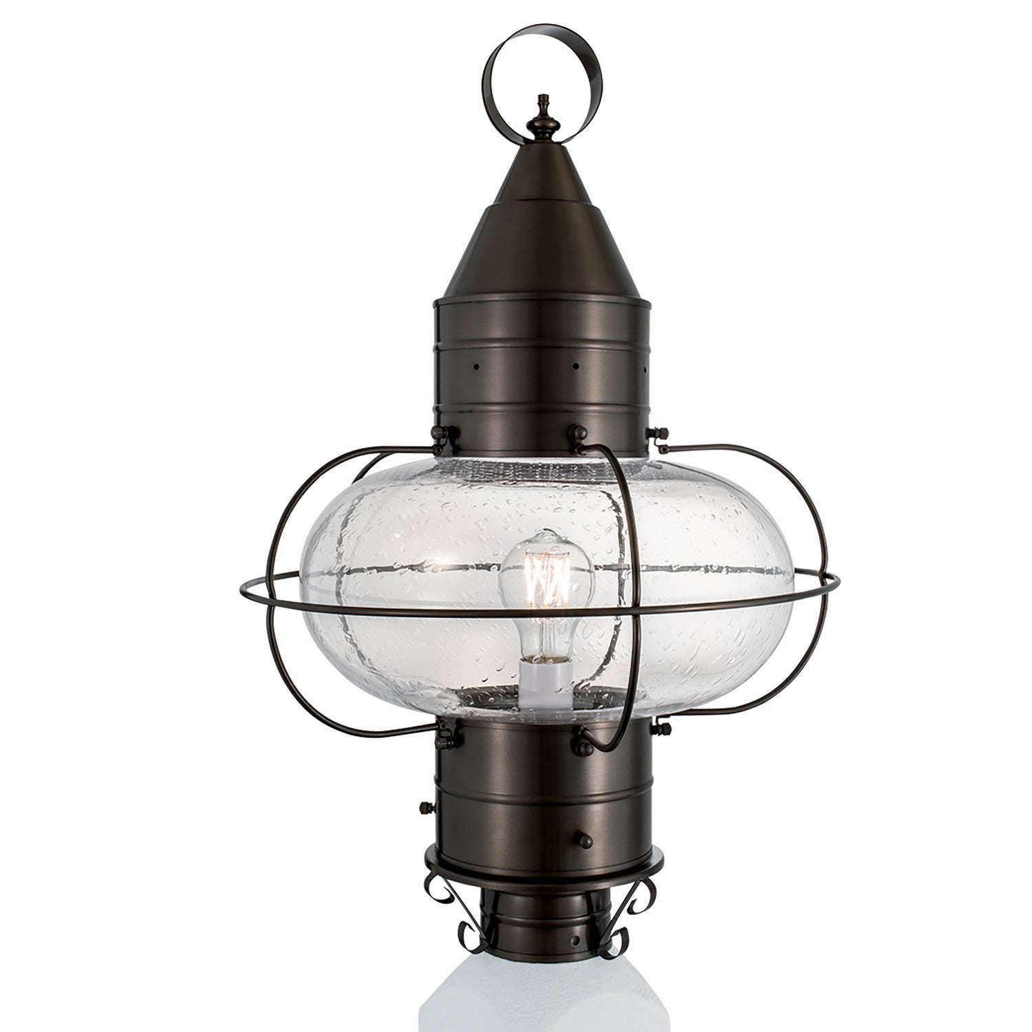 ELK Home - 1510-BR-SE - One Light Outdoor Post Lantern - Classic Onion - Bronze