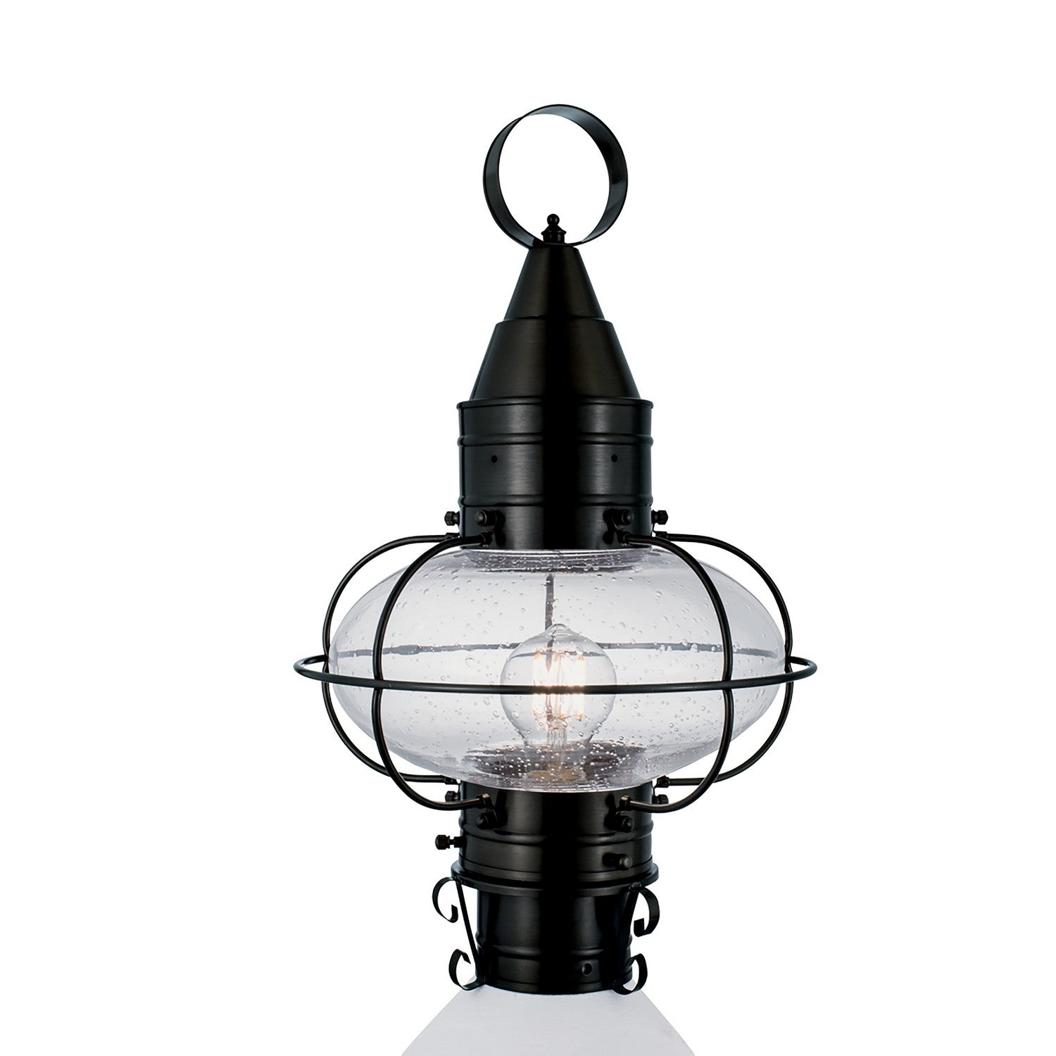 ELK Home - 1511-BL-SE - One Light Outdoor Post Lantern - Classic Onion - Black