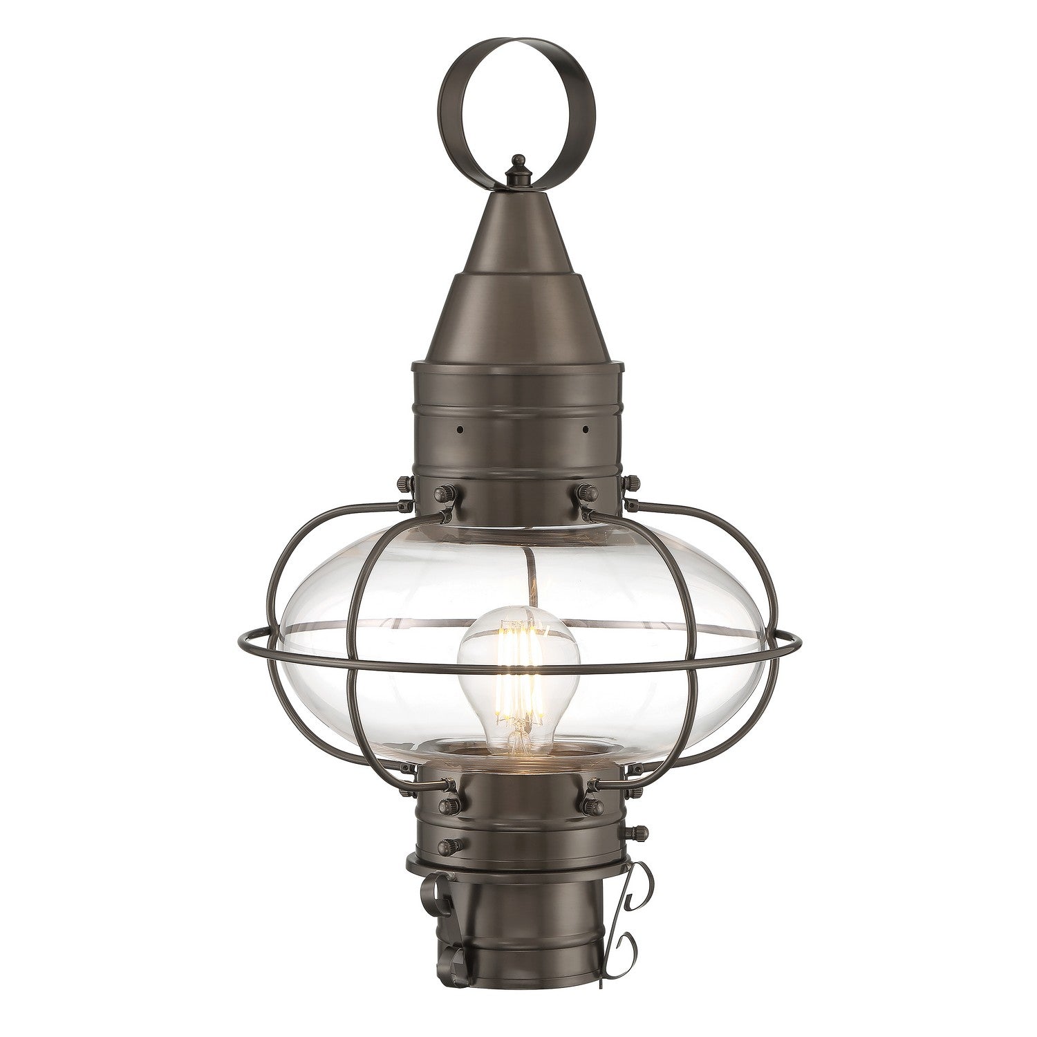 ELK Home - 1511-BR-CL - One Light Outdoor Post Lantern - Classic Onion - Bronze