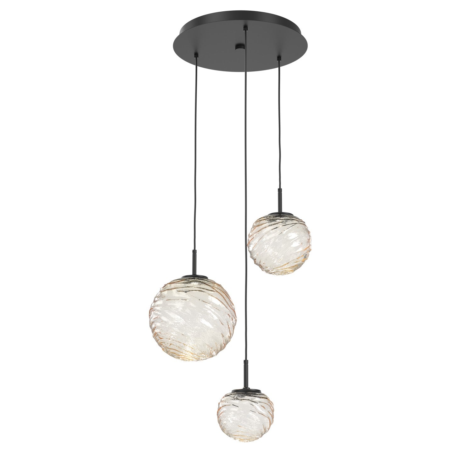 Hammerton Studio - CHB0092-03-MB-A-C01-L3 - LED Pendant - Gaia - Matte Black