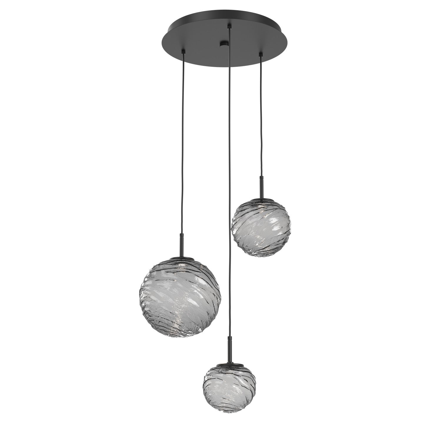 Hammerton Studio - CHB0092-03-MB-S-C01-L3 - LED Pendant - Gaia - Matte Black
