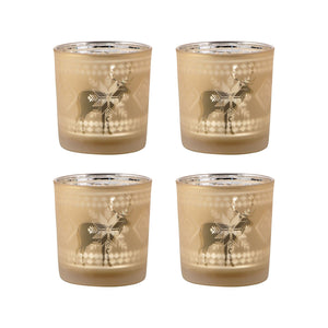 ELK Home - 209239 - Votives Holders (Set of 2) - Reindeer - Antique Gold