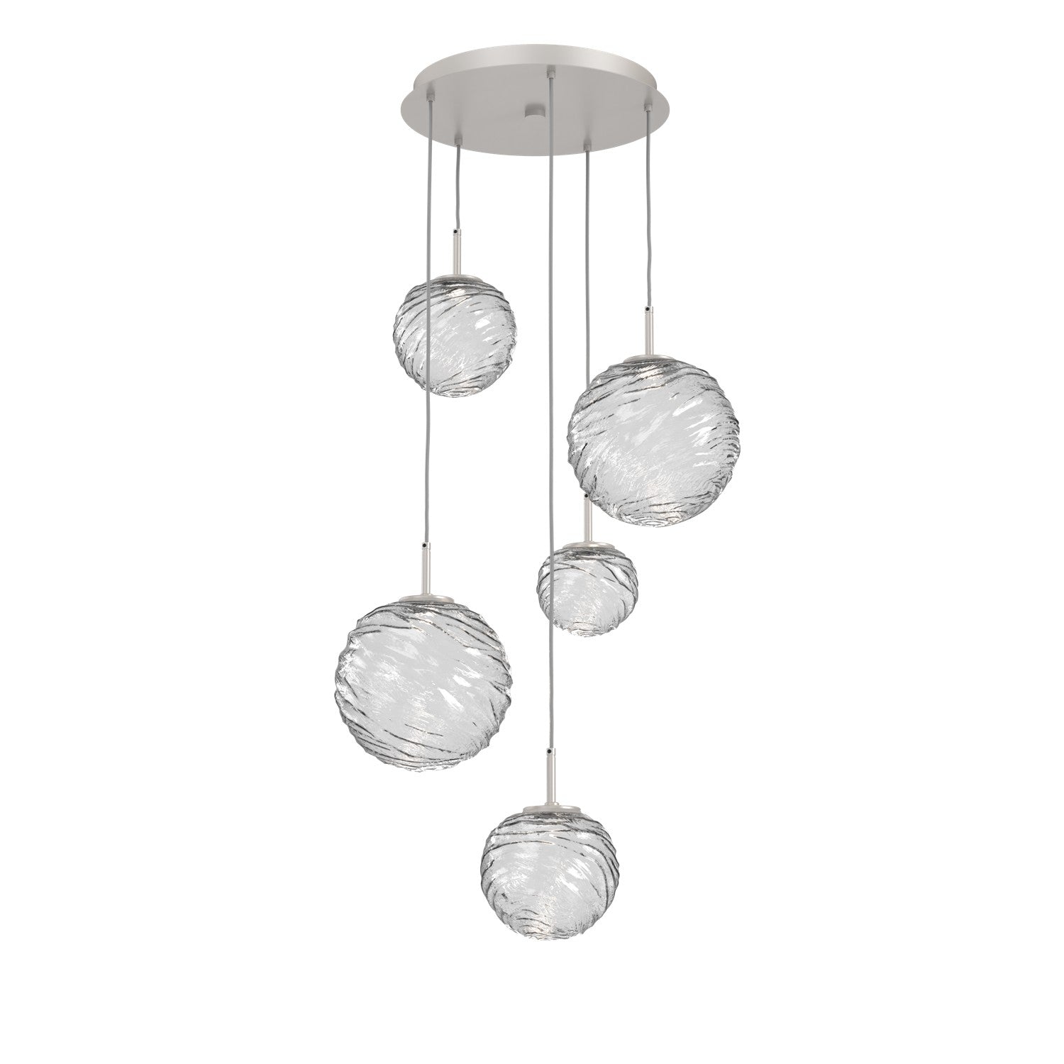 Hammerton Studio - CHB0092-05-BS-C-C01-L1 - LED Pendant - Gaia - Beige Silver