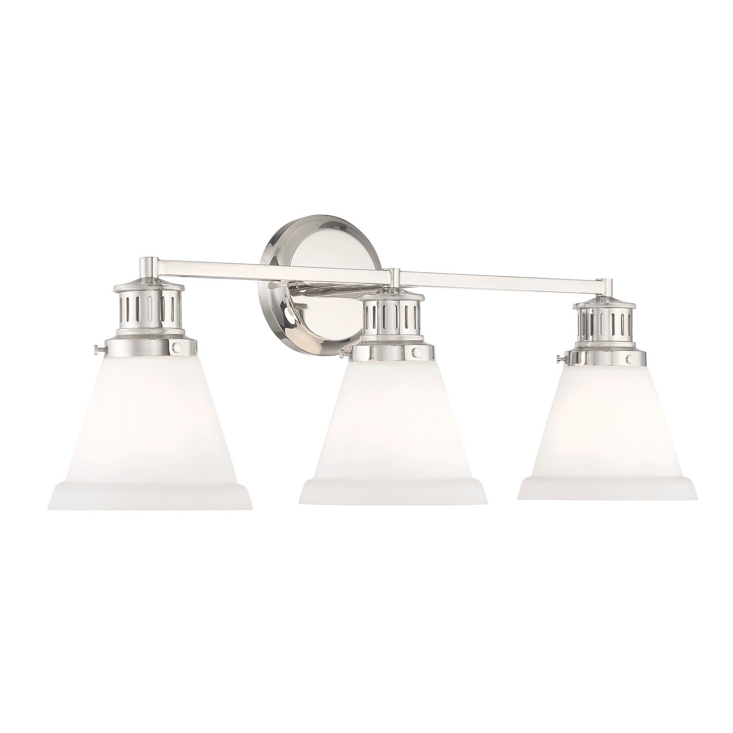 ELK Home - 2403-PN-MO - Three Light Bath - Alden - Polished Nickel