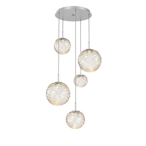 Hammerton Studio - CHB0092-05-CS-A-C01-L1 - LED Pendant - Gaia - Classic Silver