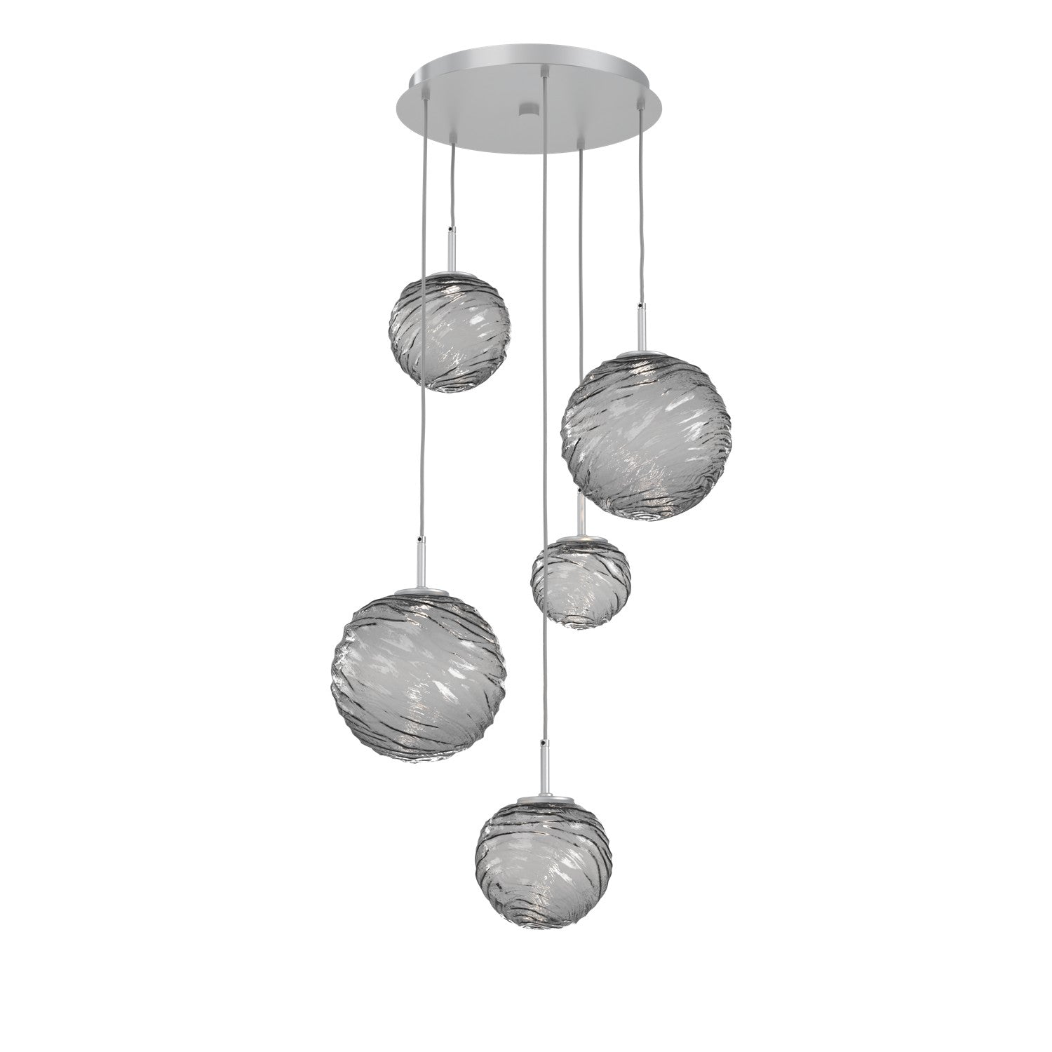 Hammerton Studio - CHB0092-05-CS-S-C01-L3 - LED Pendant - Gaia - Classic Silver