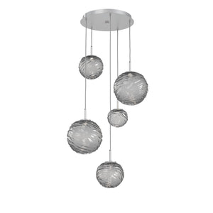 Hammerton Studio - CHB0092-05-CS-S-C01-L3 - LED Pendant - Gaia - Classic Silver