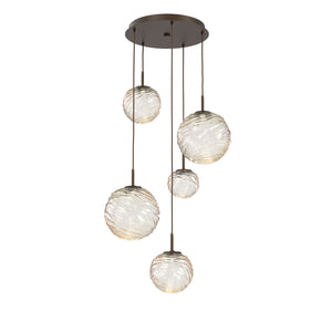 Hammerton Studio - CHB0092-05-FB-A-C01-L3 - LED Pendant - Gaia - Flat Bronze