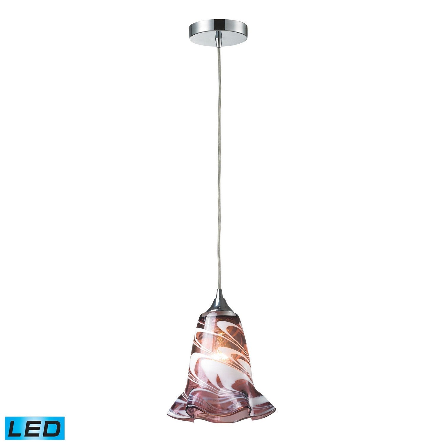 ELK Home - 31342/1VPUR-LED - LED Mini Pendant - Vestido - Polished Chrome