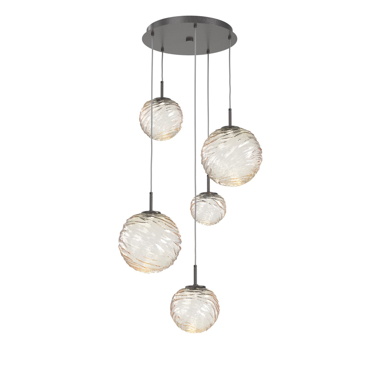 Hammerton Studio - CHB0092-05-GP-A-C01-L1 - LED Pendant - Gaia - Graphite