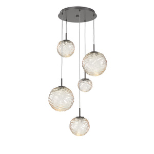 Hammerton Studio - CHB0092-05-GP-A-C01-L3 - LED Pendant - Gaia - Graphite