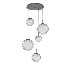 Hammerton Studio - CHB0092-05-GP-C-C01-L1 - LED Pendant - Gaia - Graphite