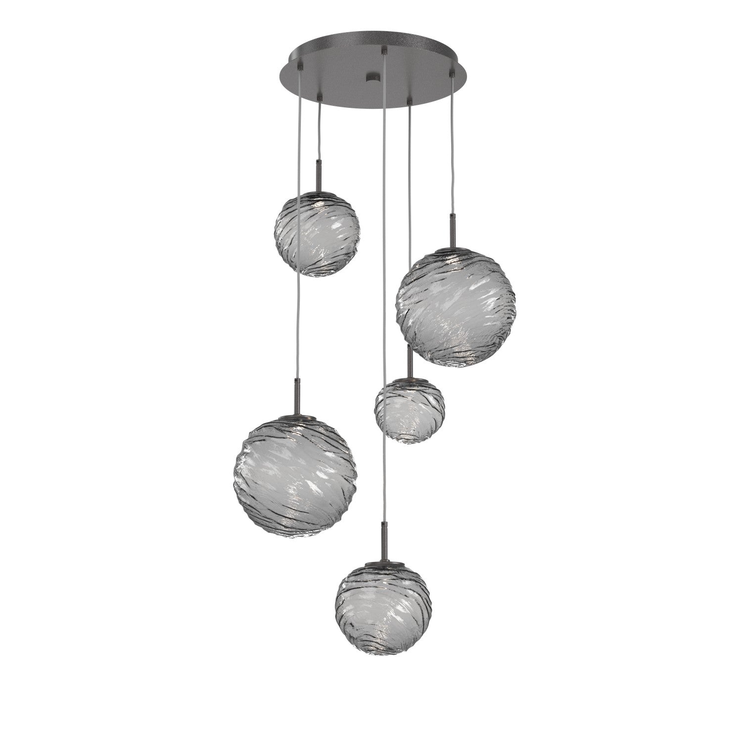 Hammerton Studio - CHB0092-05-GP-S-C01-L3 - LED Pendant - Gaia - Graphite