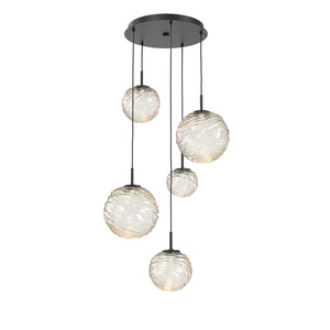 Hammerton Studio - CHB0092-05-MB-A-C01-L1 - LED Pendant - Gaia - Matte Black